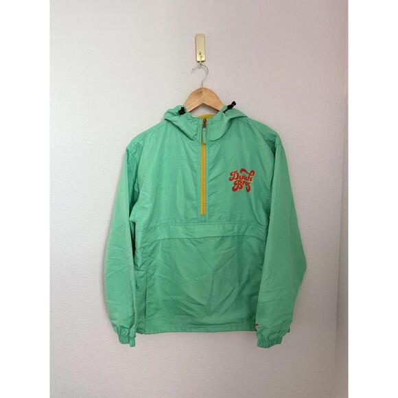 Dutch Bros Unisex Bright Logo Anorak Lightweight Windbreaker Sz S - Picture 2 of 9